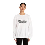 Physician Assistant Script Embroidered Sweatshirt
