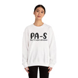 PA-S Crewneck Sweatshirt — "The 'S' is for Stressed" Funny Casual Pullover
