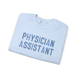 Blue Physician Assistant Script Crewneck Sweatshirt