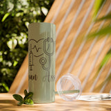 White 20oz PA Skinny Tumbler with Straw