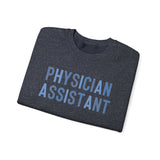 Blue Physician Assistant Script Crewneck Sweatshirt