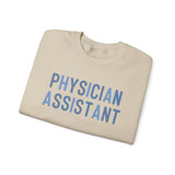 Blue Physician Assistant Script Crewneck Sweatshirt