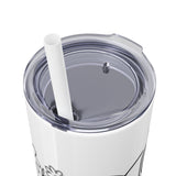 White 20oz PA Skinny Tumbler with Straw