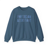 Blue Physician Assistant Script Crewneck Sweatshirt