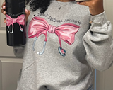 Cute Bow Physician Assistant Student Long Sleeve T-Shirt