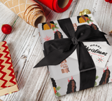 Black Woman Christmas Wrapping Paper