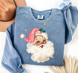 Pink Santa Sweatshirt