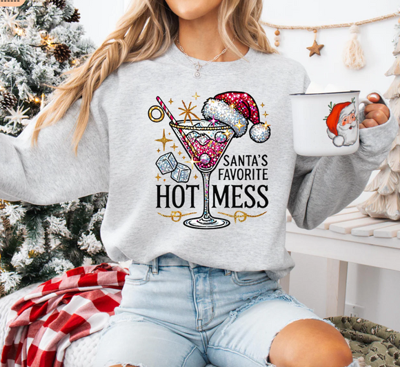 Santa's Hot Mess Sweatshirt